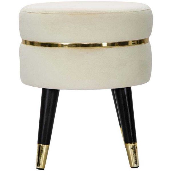 Tabouret bas en tissu Paris 35 x 40.5 cm - 53,90