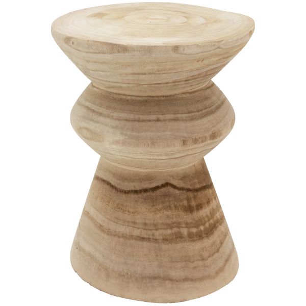 Tabouret en bois paulownia