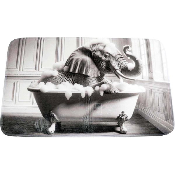 Tapis de bain en polyester Animal 45 x 75 cm