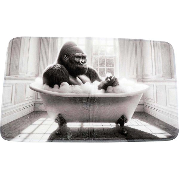 Tapis de bain en polyester Animal 45 x 75 cm