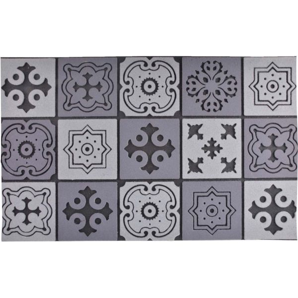 Tapis en caoutchouc motif Mosaique