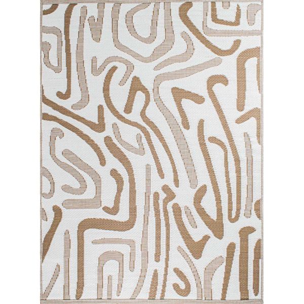 Tapis extérieur en polypropylène Spargi 1741 beige