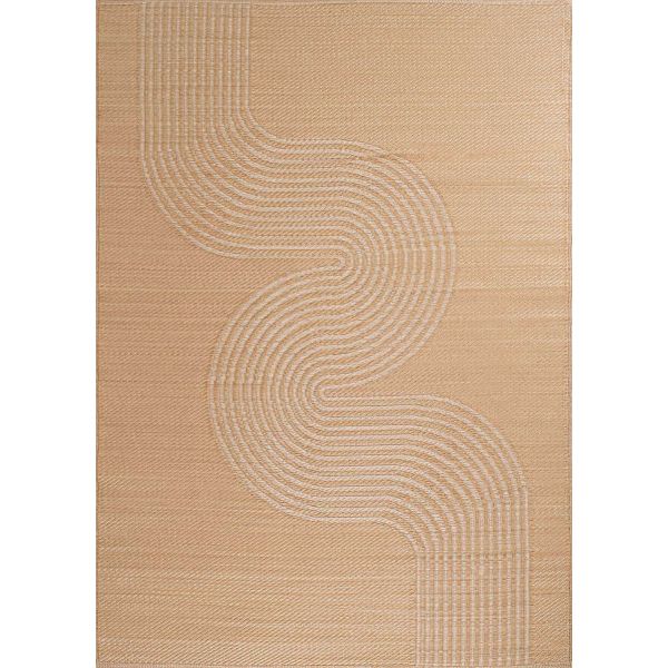 Tapis extérieur en polypropylène Spargi 1743 beige - NAZ-0889