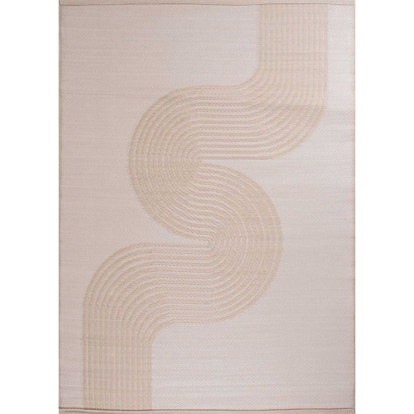 Tapis extérieur en polypropylène Spargi 1743 beige - 34,90