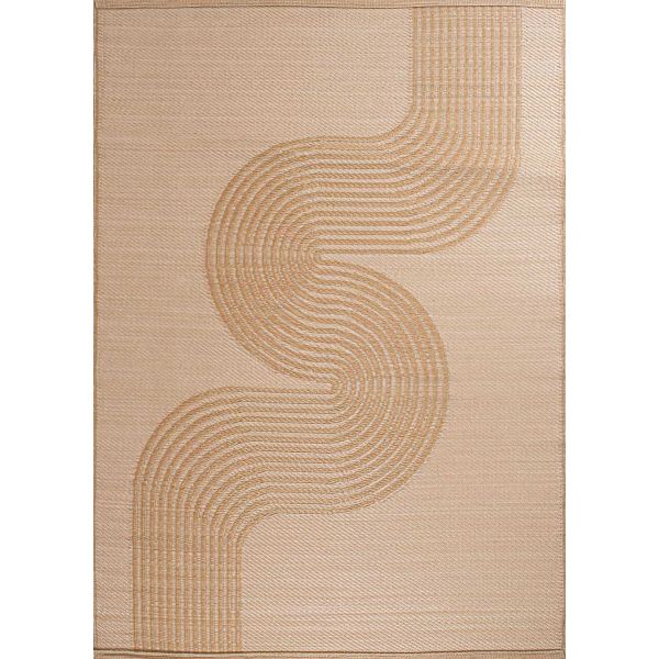 Tapis extérieur en polypropylène Spargi 1743 beige