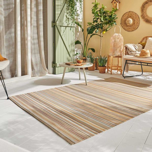 Tapis extérieur en polypropylène Spargi 1746 beige - 