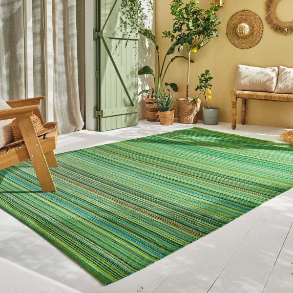 Tapis extérieur en polypropylène Spargi 1746 vert - 