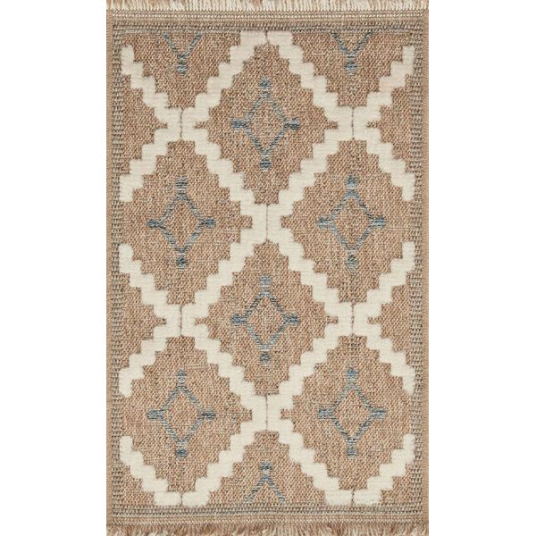 Tapis intérieur extérieur aspect jute bleu Tijuana 9041 - NAZ-0735