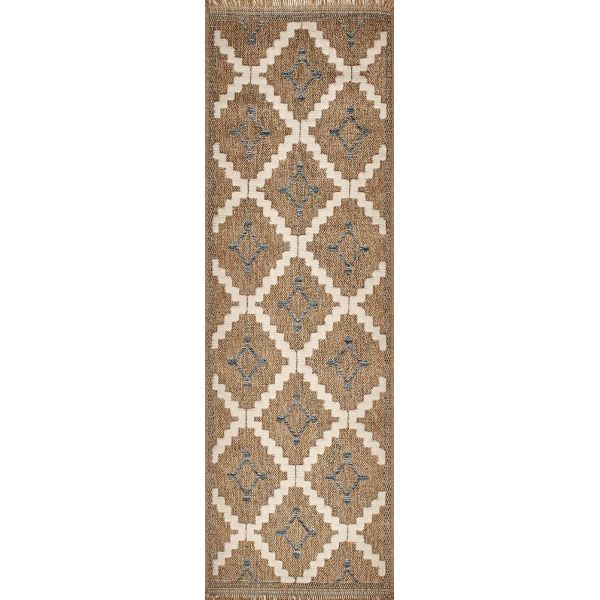 Tapis intérieur extérieur aspect jute bleu Tijuana 9041 - 39,90