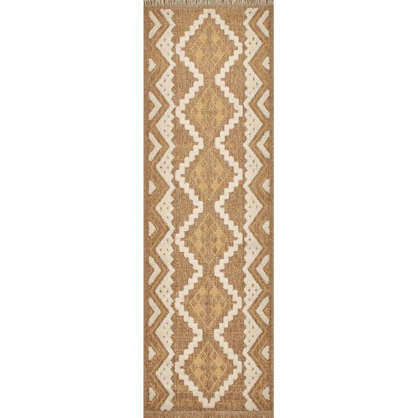 Tapis intérieur extérieur aspect jute jaune Tijuana 9054 - 39,90