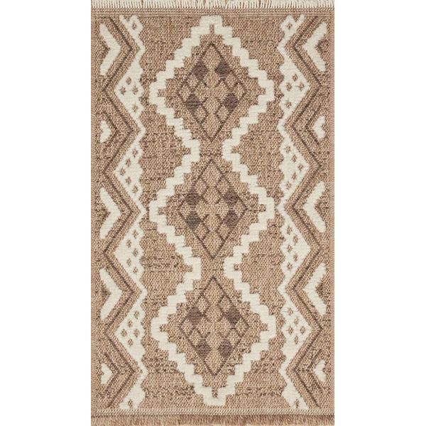 Tapis intérieur extérieur aspect jute marron Tijuana 9054 - NAZ-0700