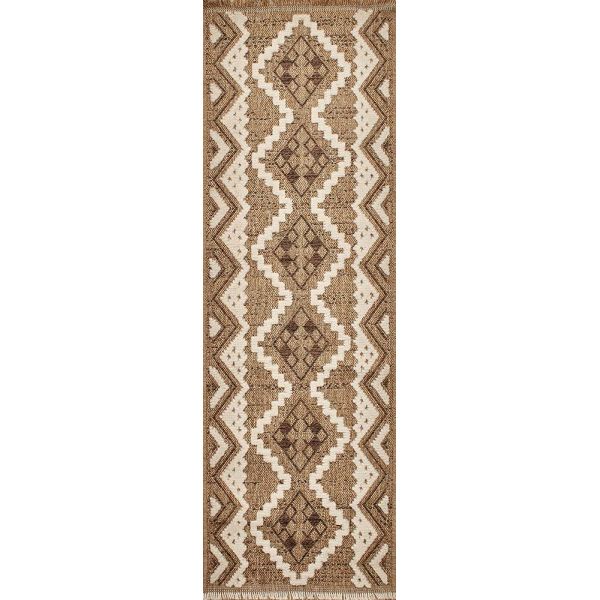 Tapis intérieur extérieur aspect jute marron Tijuana 9054 - 39,90