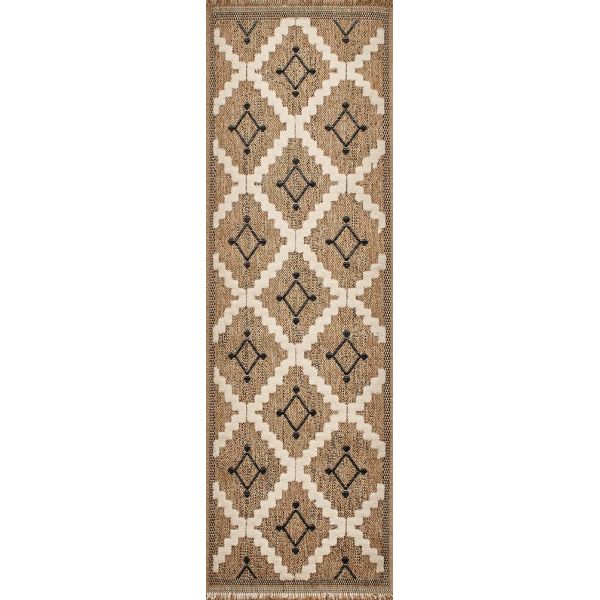 Tapis intérieur extérieur aspect jute noire Tijuana 9041 - 99,90