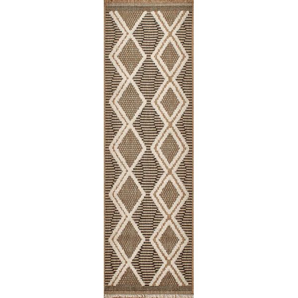 Tapis intérieur extérieur aspect jute noire Tijuana 9048 - 39,90