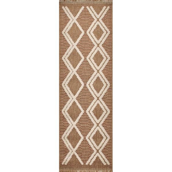 Tapis intérieur extérieur aspect jute terracotta Tijuana 9048 - 39,90