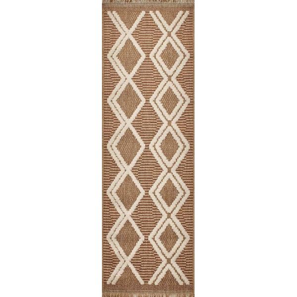 Tapis intérieur extérieur aspect jute terracotta Tijuana 9048 - 99,90