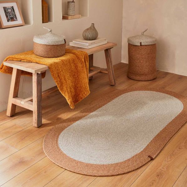 Tapis intérieur extérieur effet jute Lima 4503 - NAZAR RUGS