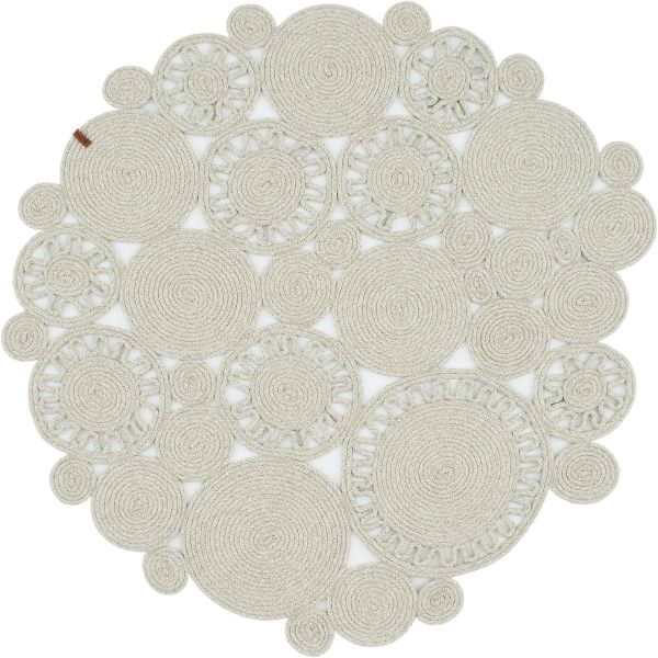 Tapis intérieur extérieur effet jute Lima 4501 gris