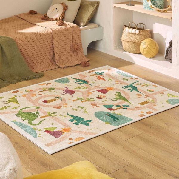 Tapis intérieur à poils courts Alix 737 beige - NAZ-0856