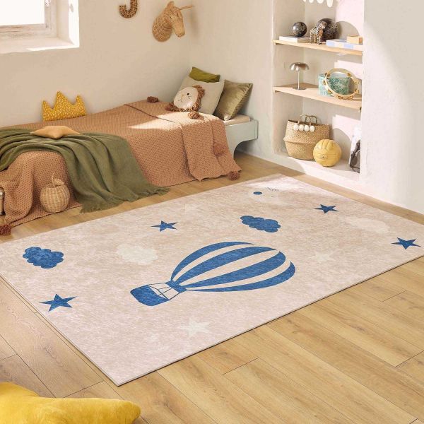 Tapis intérieur à poils courts Alix 734 beige - NAZ-0866