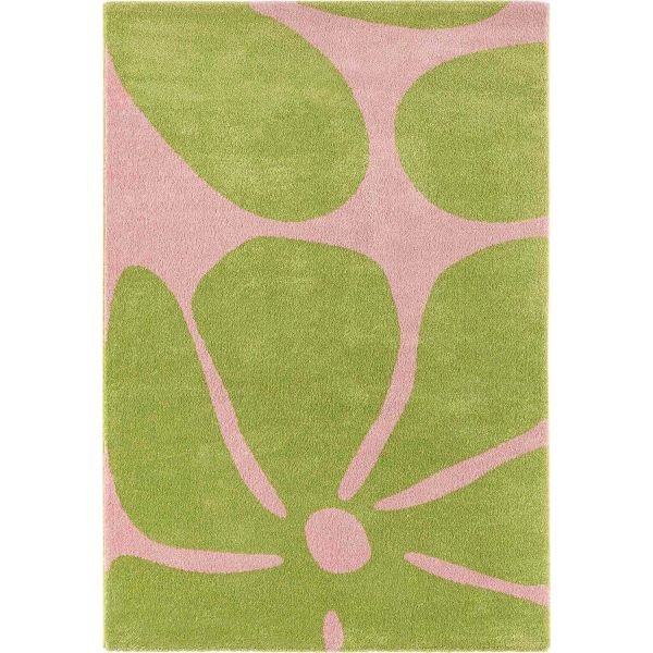 Tapis intérieur à poils longs Groovy 385 vert