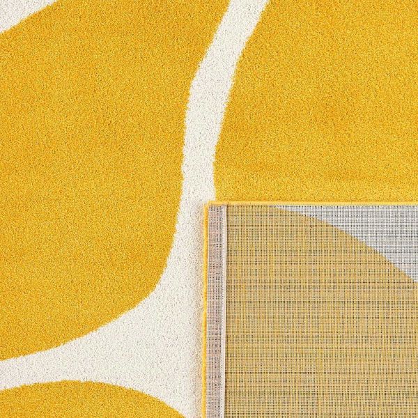 Tapis intérieur à poils longs Swing 385 jaune - 6