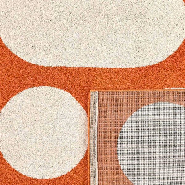 Tapis intérieur à poils longs Swing 381 orange - 7