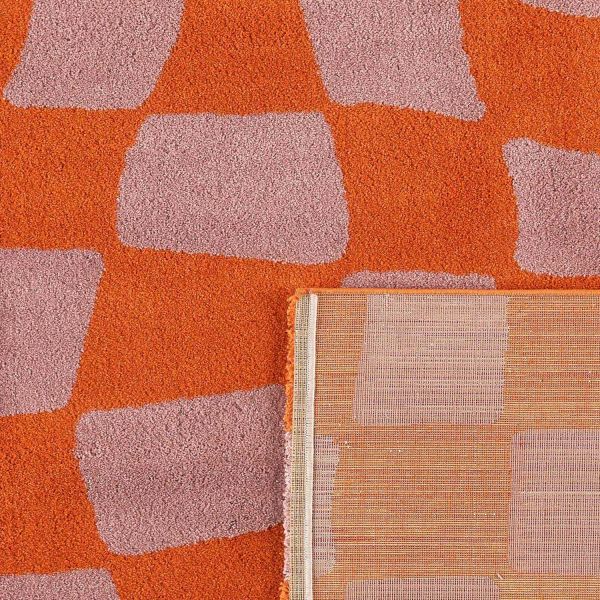 Tapis intérieur à poils longs Swing 383 orange - 6