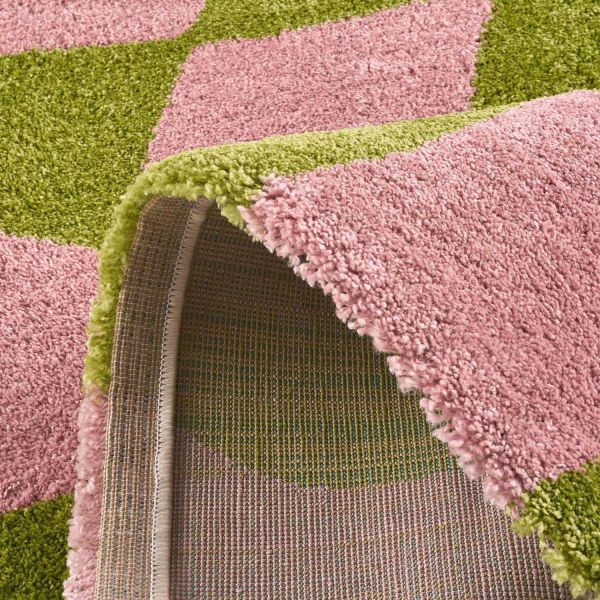 Tapis intérieur à poils longs Swing 383 vert - 7