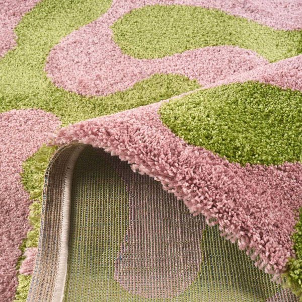 Tapis intérieur à poils longs Swing 384 vert - 7