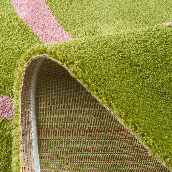 Tapis intérieur à poils longs Swing 385 vert - 7