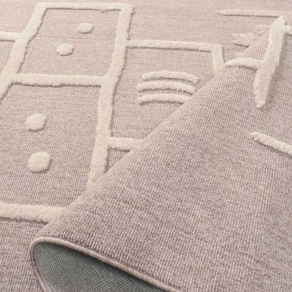 Tapis intérieur en polyester Bambi marelle - NAZAR RUGS