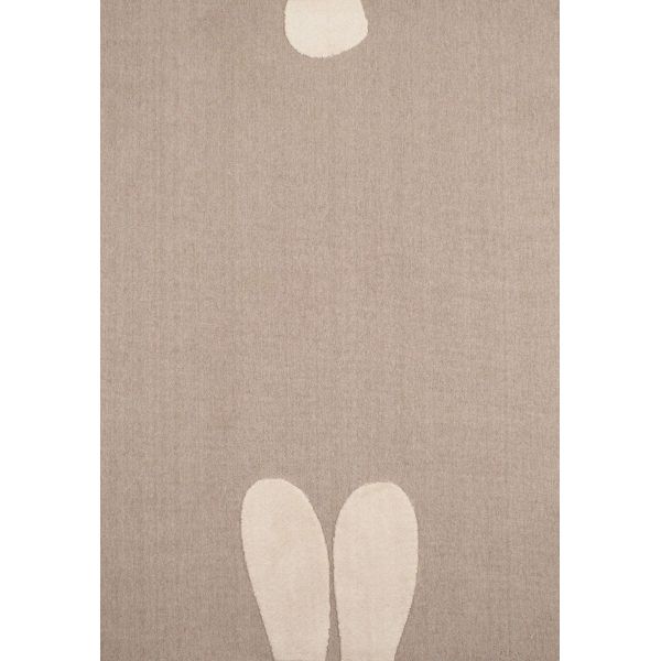 Tapis intérieur en polyester Fantine lapin