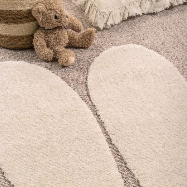 Tapis intérieur en polyester Fantine lapin - 