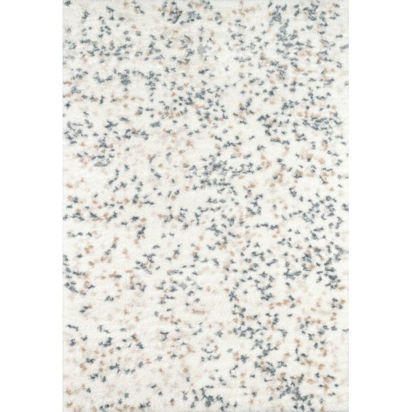 Tapis intérieur en polyester poils longs Alena confettis