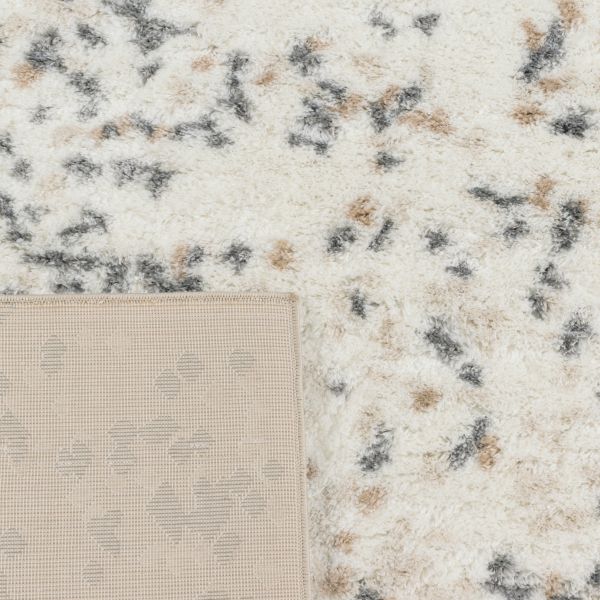 Tapis intérieur en polyester poils longs Alena confettis - NAZ-0172