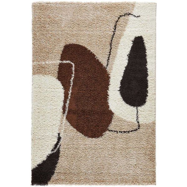 Tapis intérieur en polypropylène Palerme 1062 marron