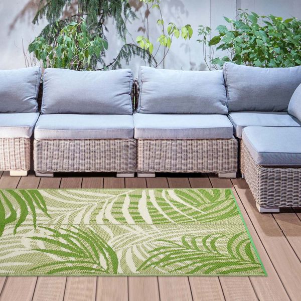 Grand tapis de jardin réversible 242,5 x 150 cm - 5