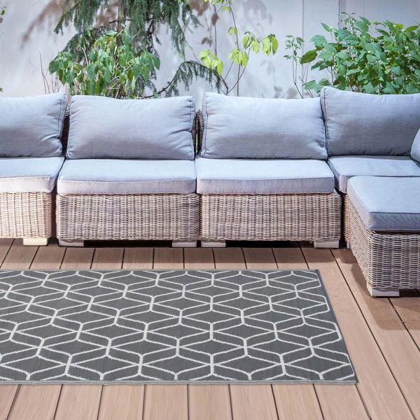 Tapis de jardin en polypropylène à motifs - 5