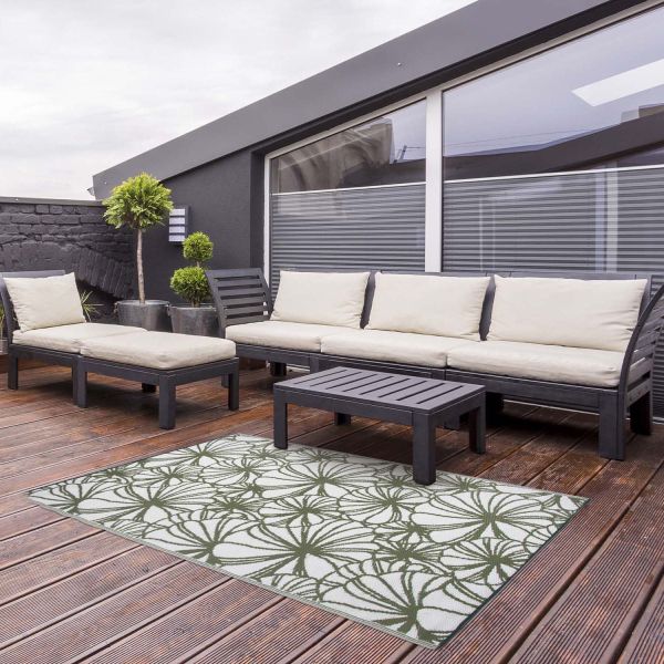 Grand tapis de jardin réversible 242,5 x 150 cm - ESSCHERT DESIGN