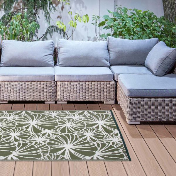 Grand tapis de jardin réversible 242,5 x 150 cm - 5