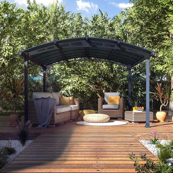 Tonnelle de jardin en aluminium et polycarbonate Tucson - Canopia by Palram