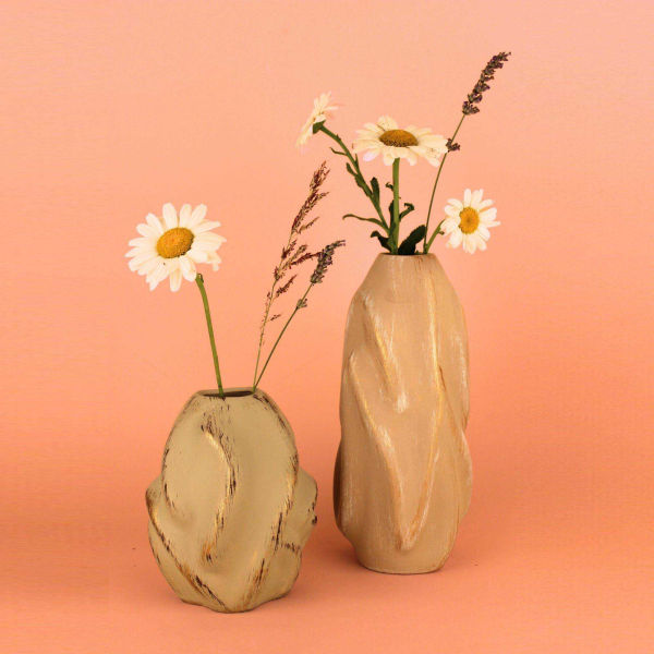 Vase en céramique Riviera (Lot de 2) - HANAH HOME