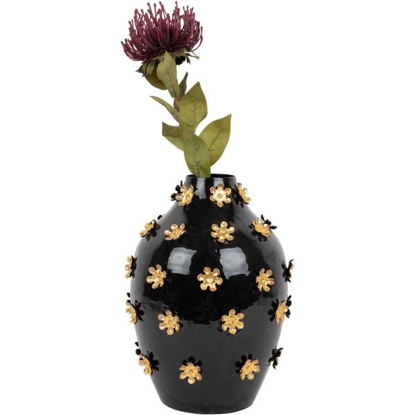 Vase en métal Golden Flowers - PRE-1770