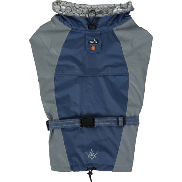 Veste technique en tissu thermo-réflecteur bleu Bivouak