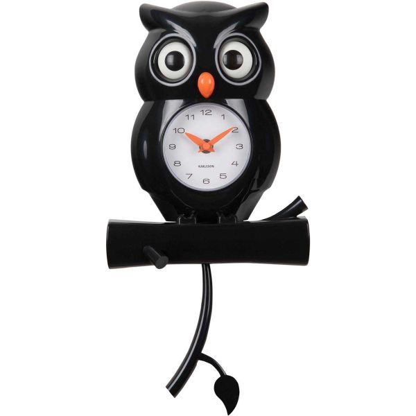 Wall Clock Owl Pendulum - PRE-1711