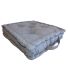 Coussin de sol en coton 40 cm (Gris)