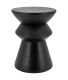 Tabouret en bois paulownia (Pion noir)