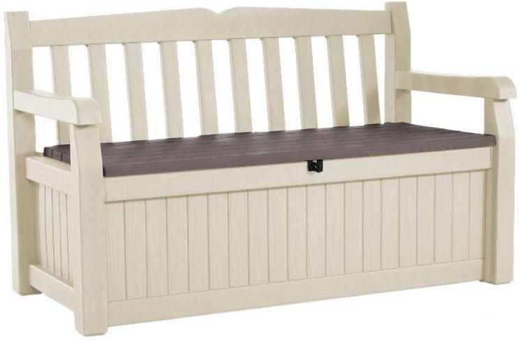 Banc coffre de jardin 265l