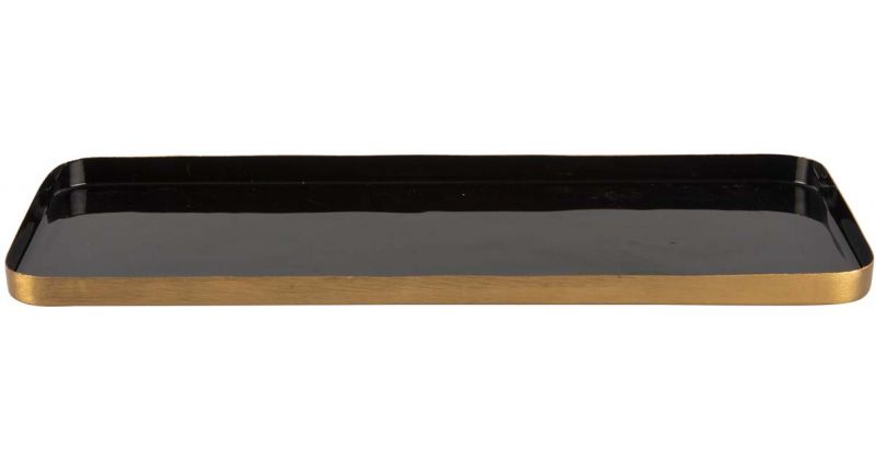 Plateau de four 41,6 x 32 cm - Acier Noir - Universel